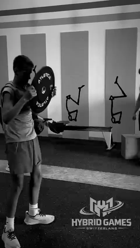 Plate Carry im HYBRID GAMES YOUTH Training