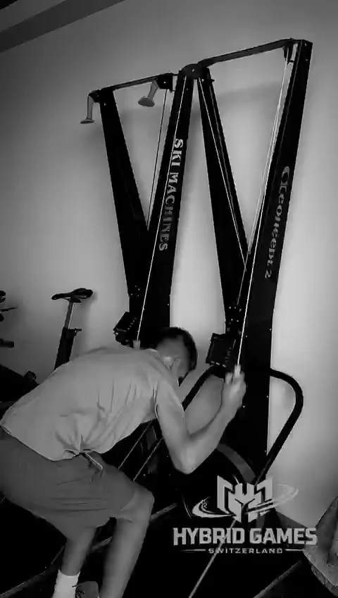 SkiErg im HYBRID GAMES YOUTH Training